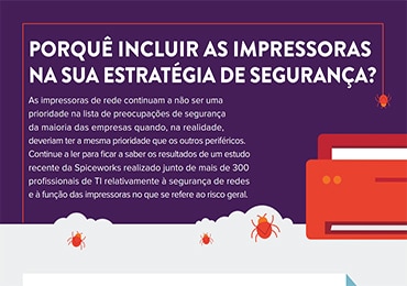 Infografia: Porquê incluir impressoras na sua estratégia de segurança?