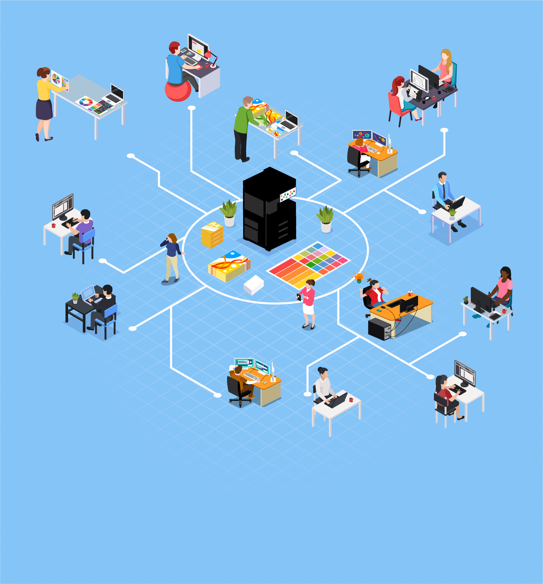 Mesmo à distância, estamos aqui. 