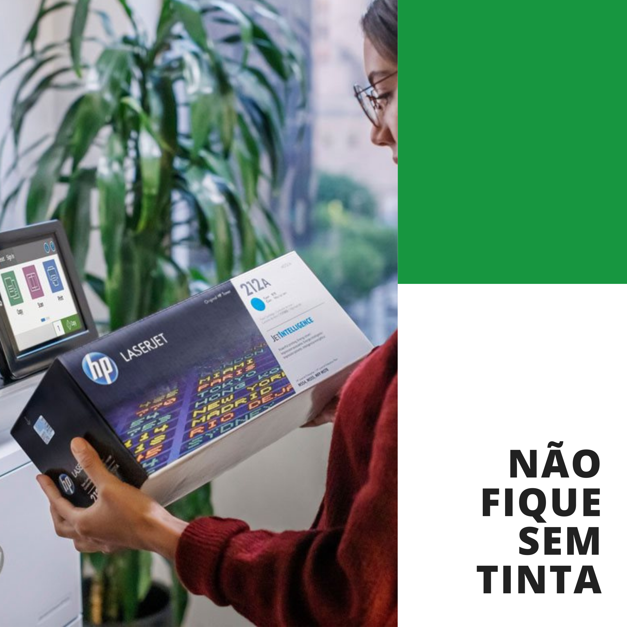 Não fique sem tinta