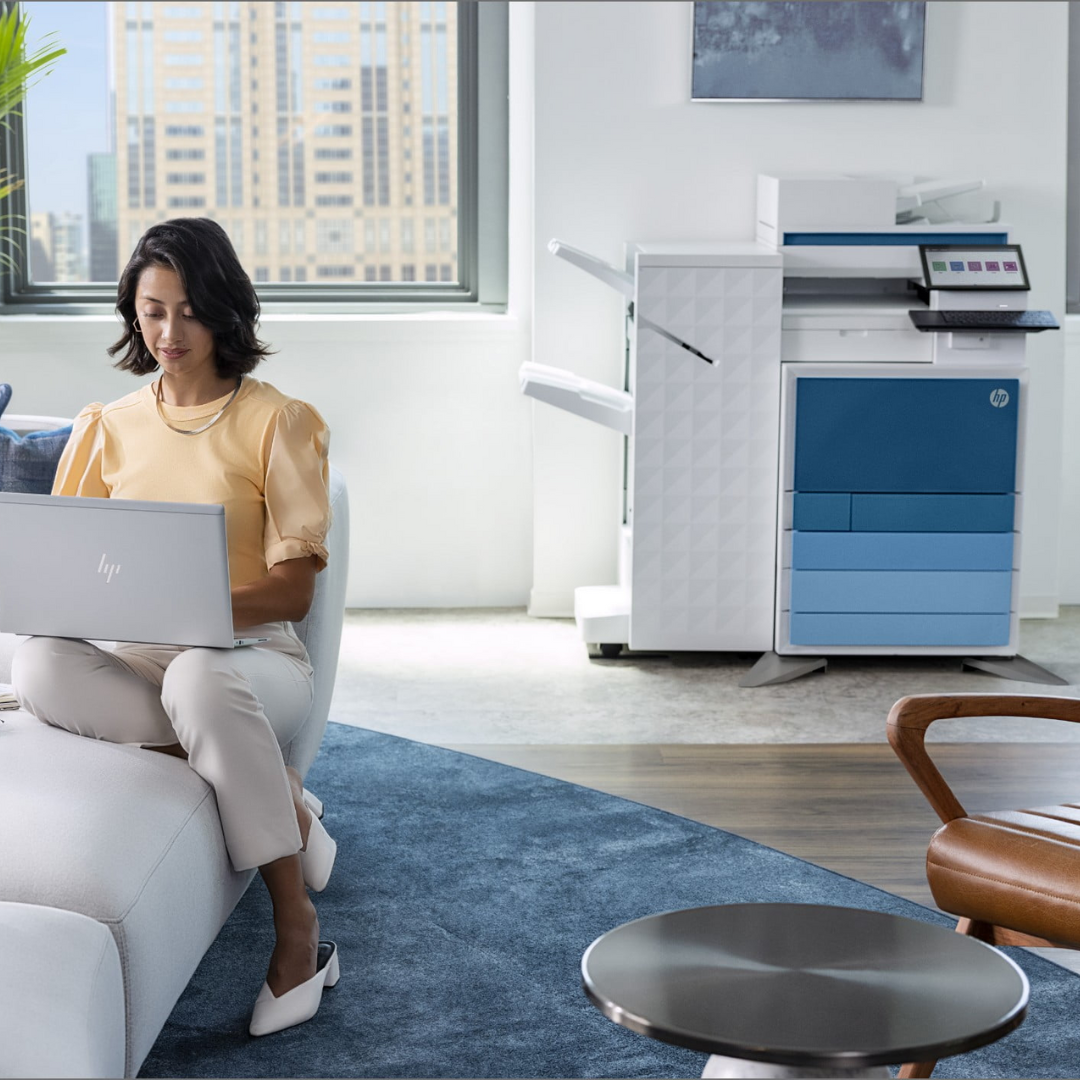 Com HP imprima com segurança